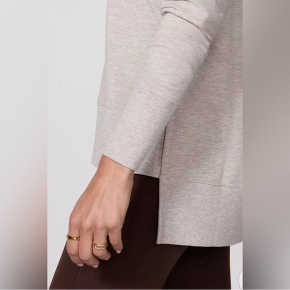 MPG Recoup TENCEL Modal Relaxed Side Slit Pullover Lounge Ocean Blue. Sz: Large. - Picture 2 of 13